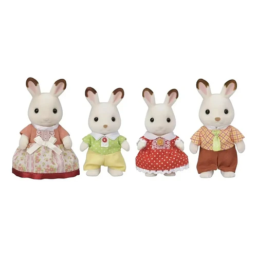 SYLVANIAN FAMILIES FAMILIA CONEJO CHOCOLATE 5655