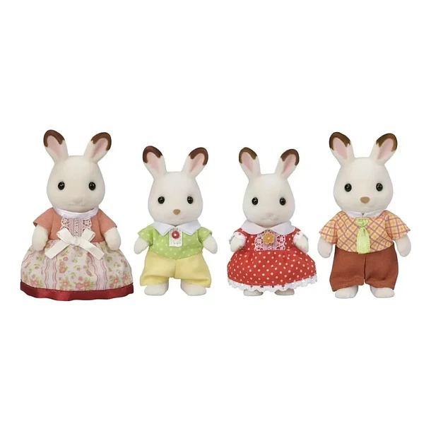 SYLVANIAN FAMILIES FAMILIA CONEJO CHOCOLATE 5655 1