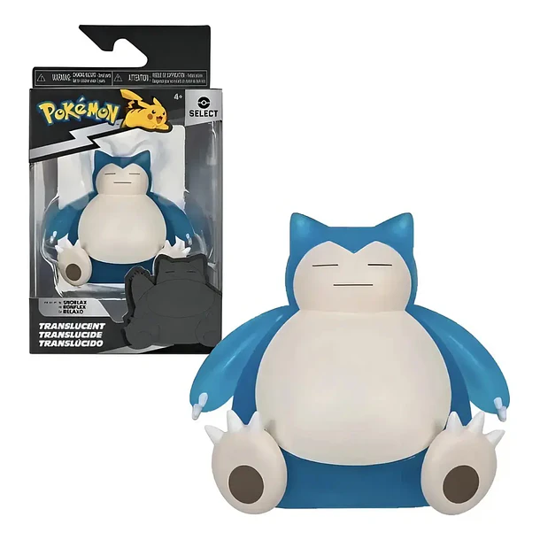 FIGURA POKÉMON SNORLAX SELECT JAZWARES 10 CM 2