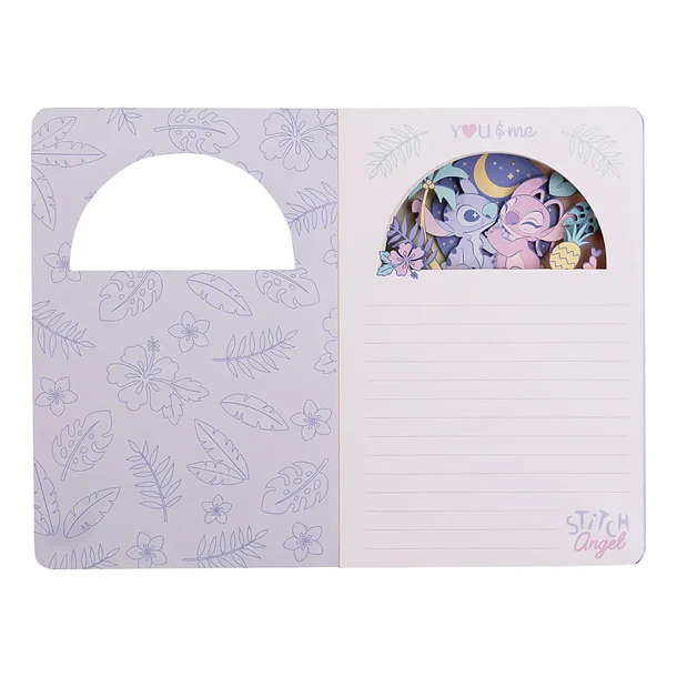 LIBRETA STITCH MAGIC LAYERS MOOVING A5 70 HOJAS 2