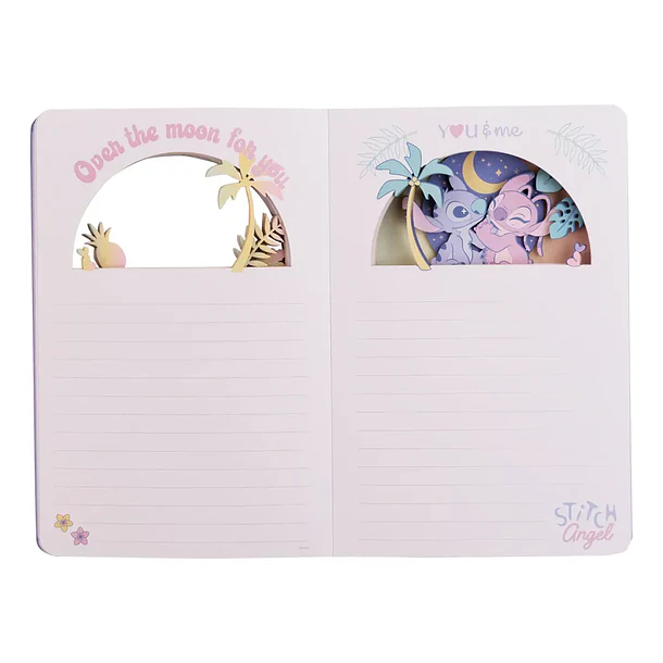 LIBRETA STITCH MAGIC LAYERS MOOVING A5 70 HOJAS 3