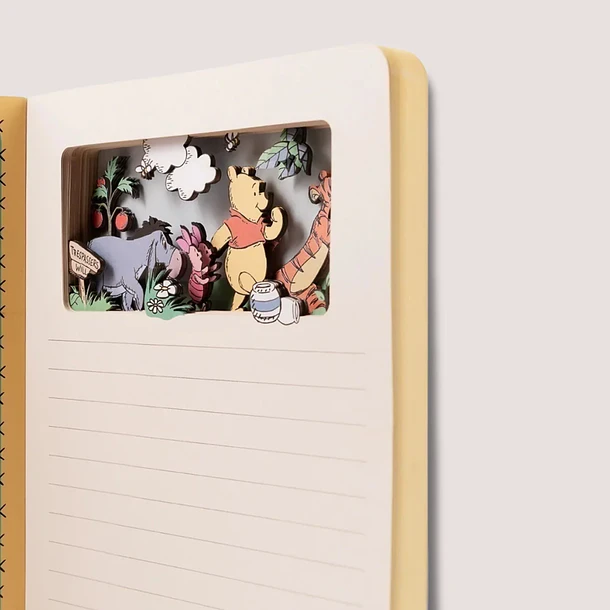 LIBRETA WINNIE THE POOH MAGIC LAYERS MOOVING A5 4