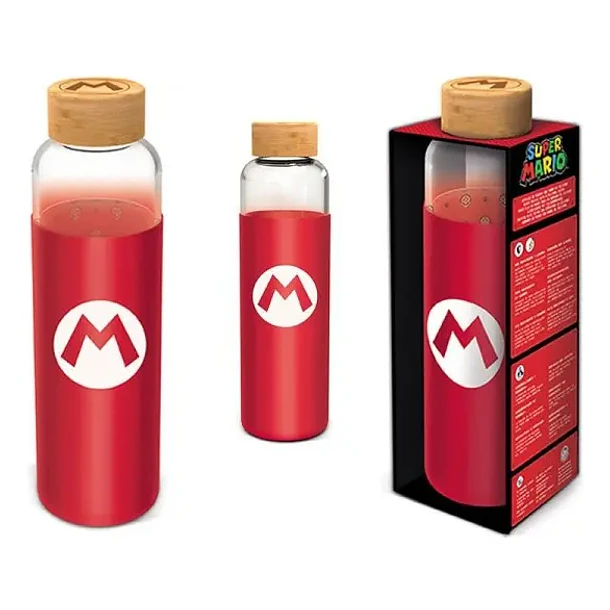 BOTELLA SUPER MARIO BROS STOR 585 ML FUNDA SILICONA 2