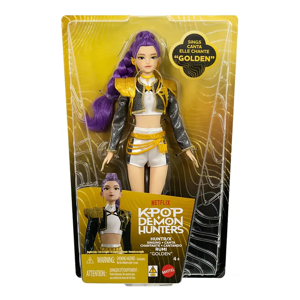 MUÑECA RUMI KPOP DEMON HUNTERS GOLDEN CANTANTE MATTEL 5