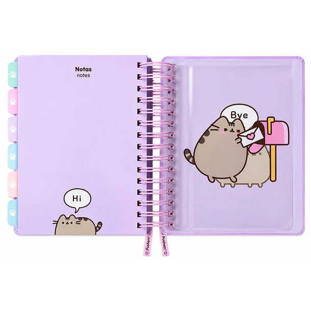 AGENDA MOOVING PUSHEEN 2027 DIARIA ESPIRAL 14X20 CM 3