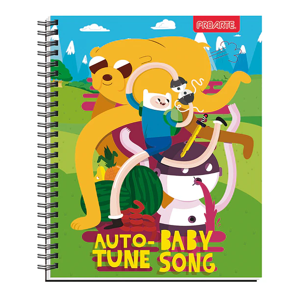 CUADERNO UNIVERSITARIO 7MM 100H HORA DE AVENTURA PACK 10 2