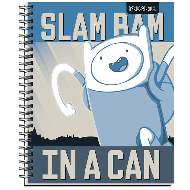 CUADERNO UNIVERSITARIO 7MM 100H HORA DE AVENTURA PACK 10 4