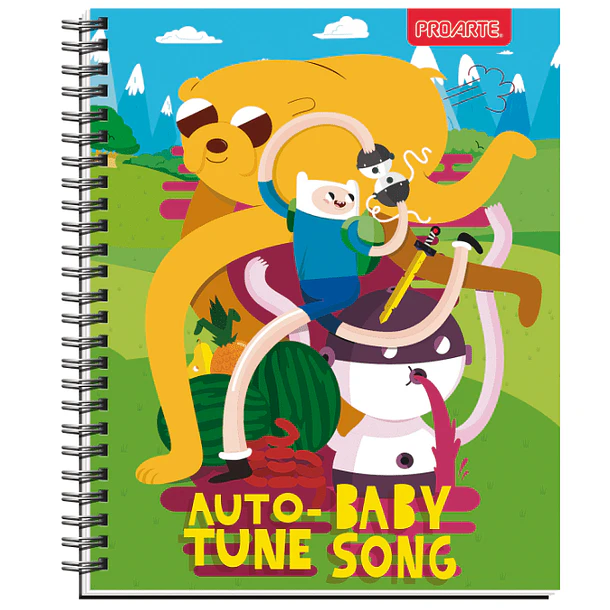 CUADERNO UNIVERSITARIO 7MM 100H HORA DE AVENTURA PACK 10 5