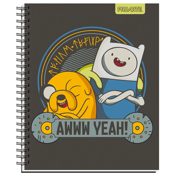CUADERNO UNIVERSITARIO 7MM 100H HORA DE AVENTURA PACK 10 12
