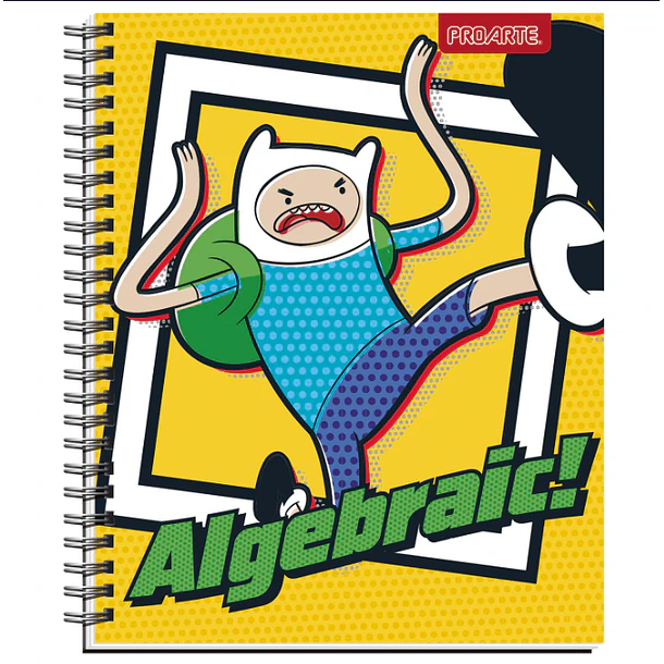 CUADERNO UNIVERSITARIO 7MM 100H HORA DE AVENTURA PACK 10 13