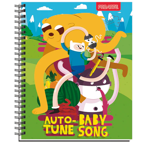 CUADERNO UNIVERSITARIO ADVENTURE TIME 100 HOJAS 7 MM