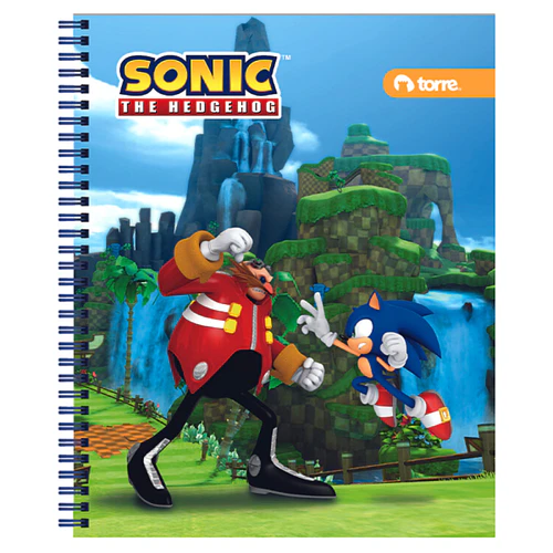 CUADERNO UNIVERSITARIO SONIC TORRE 7MM 100 HOJAS
