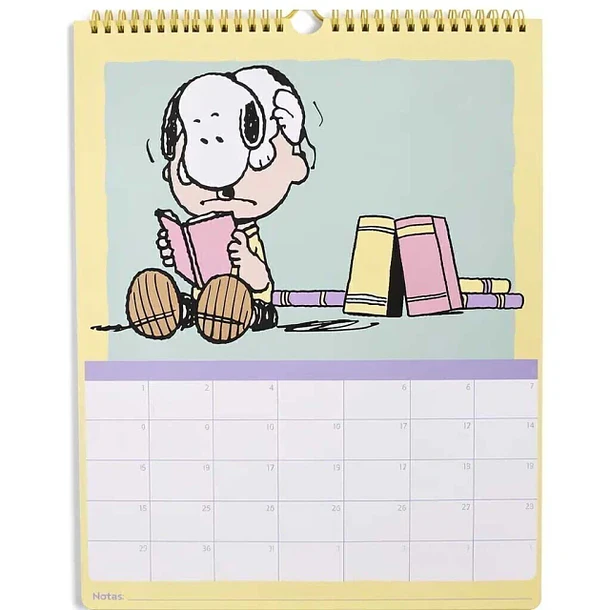 CALENDARIO SNOOPY 2027 MOOVING 30X40 CM CON STICKERS 2