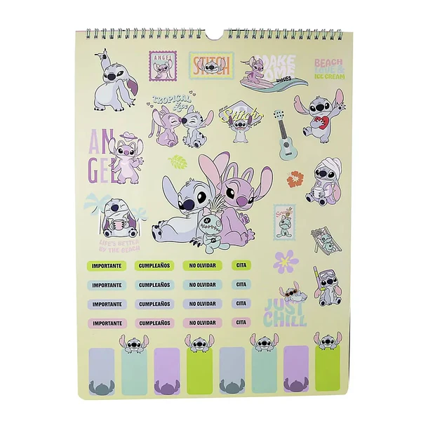 CALENDARIO 2027 STITCH 30 X 40 CM MOOVING  4