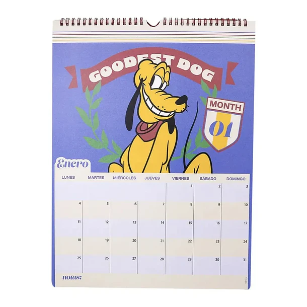 CALENDARIO 2027 MICKEY Y SUS AMIGOS MOOVING 2