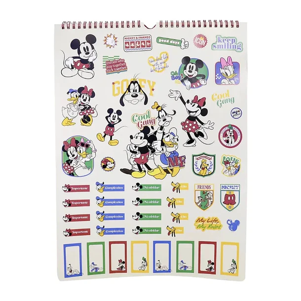 CALENDARIO 2027 MICKEY Y SUS AMIGOS MOOVING 3
