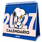 CALENDARIO DE ESCRITORIO SNOOPY 2027 MOOVING 1