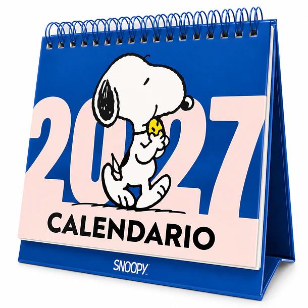 CALENDARIO DE ESCRITORIO SNOOPY 2027 MOOVING 1