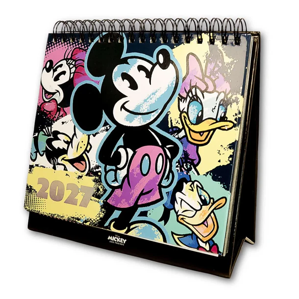 CALENDARIO 2027 MICKEY & FRIENDS MOOVING ESCRITORIO 1