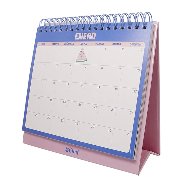 CALENDARIO 2027 STITCH MOOVING ESCRITORIO 16,5 X 16 CM 4