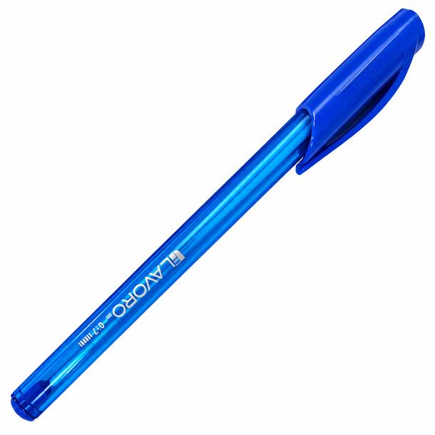 LÁPIZ TINTA SEMI GEL AZUL 0,7 MM LAVORO 1 UNIDAD