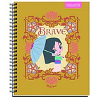 CUADERNO UNIVERSITARIO PROARTE 100H 7MM PRINCESAS KAWAII 8