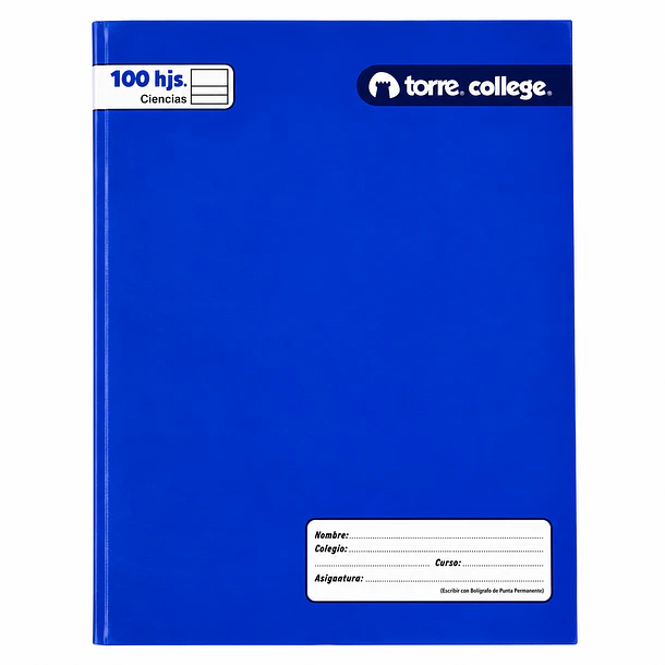 CUADERNO COLLEGE CIENCIAS 100 HOJAS TORRE 1