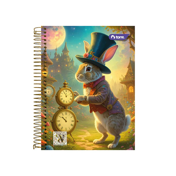 CUADERNO TOP WONDERLAND TORRE 150 HOJAS 7 MM 2