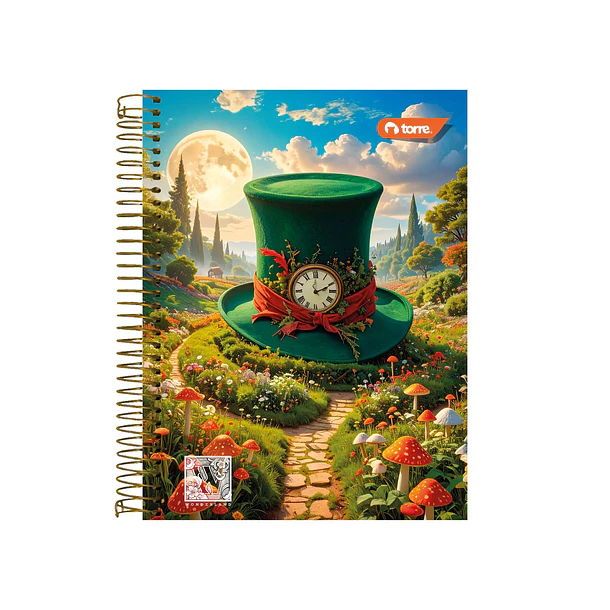 CUADERNO TOP WONDERLAND TORRE 150 HOJAS 7 MM 1