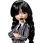 MUÑECA MONSTER HIGH X WEDNESDAY ADDAMS MATTEL 4