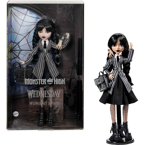 MUÑECA MONSTER HIGH X WEDNESDAY ADDAMS MATTEL