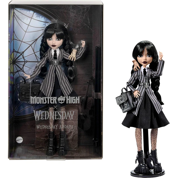 MUÑECA MONSTER HIGH X WEDNESDAY ADDAMS MATTEL 1