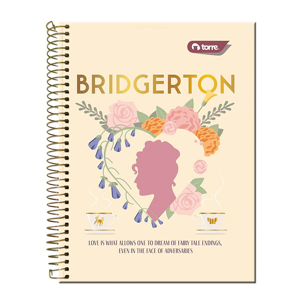 CUADERNO TOP BRIDGERTON 7 MM 150 HOJAS TORRE 1