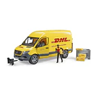 MERCEDES-BENZ SPRINTER DHL CON CONDUCTOR BRUDER 1:16 2