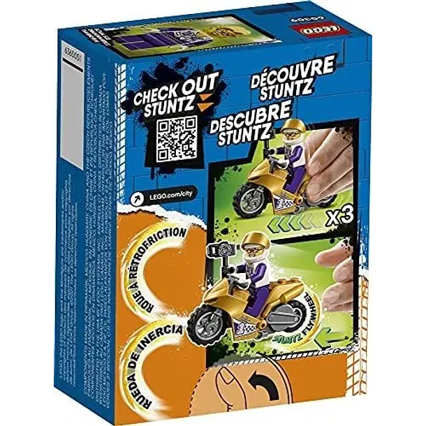 LEGO CITY STUNTZ MOTO SELFIE 60309 14 PIEZAS 3