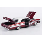 CHEVY IMPALA LOWRIDER 1:24 MOTORMAX 79021 DIECAST 3