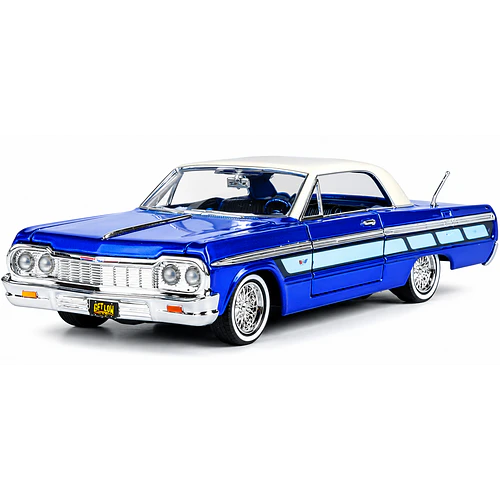 CHEVROLET IMPALA LOWRIDER 1964 1:24 MOTORMAX AZUL