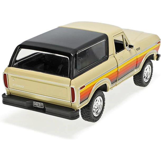 FORD BRONCO CUSTOM 1978 MOTORMAX 1:24 PLATINUM 3