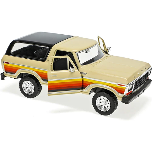 FORD BRONCO CUSTOM 1978 MOTORMAX 1:24 PLATINUM