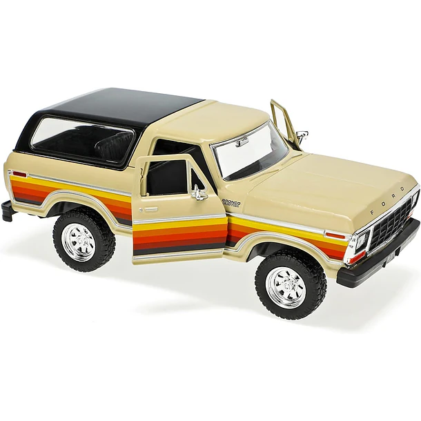 FORD BRONCO CUSTOM 1978 MOTORMAX 1:24 PLATINUM 1