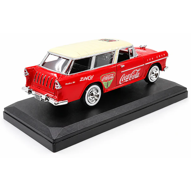 CHEVROLET BEL AIR NOMAD 1955 COCA-COLA 1:24 DIECAST 2
