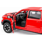 RAM 1500 CREW CAB REBEL 2019 ROJA MOTORMAX 1:27 DIECAST 6
