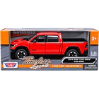 RAM 1500 CREW CAB REBEL 2019 ROJA MOTORMAX 1:27 DIECAST 7
