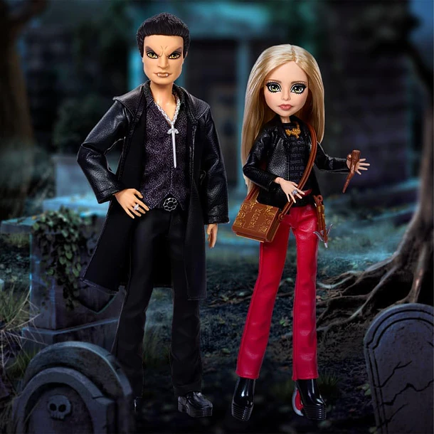 MONSTER HIGH SKULLECTOR BUFFY Y ANGEL 2 PACK JLL00 3