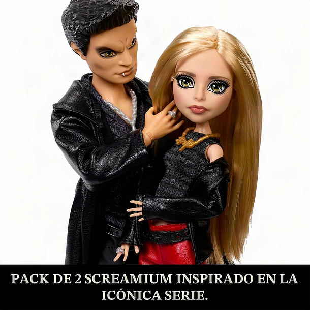 MONSTER HIGH SKULLECTOR BUFFY Y ANGEL 2 PACK JLL00 5