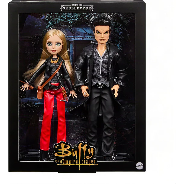 MONSTER HIGH SKULLECTOR BUFFY Y ANGEL 2 PACK JLL00 8