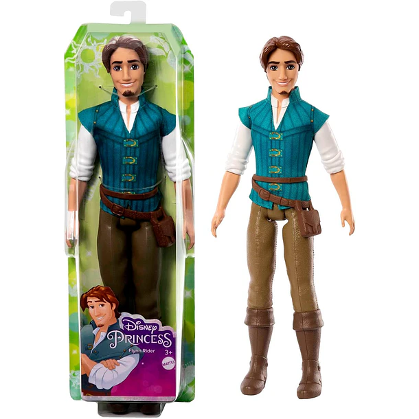 MUÑECO DISNEY PRINCESS FLYNN RIDER ENREDADOS MATTEL HLV98 4