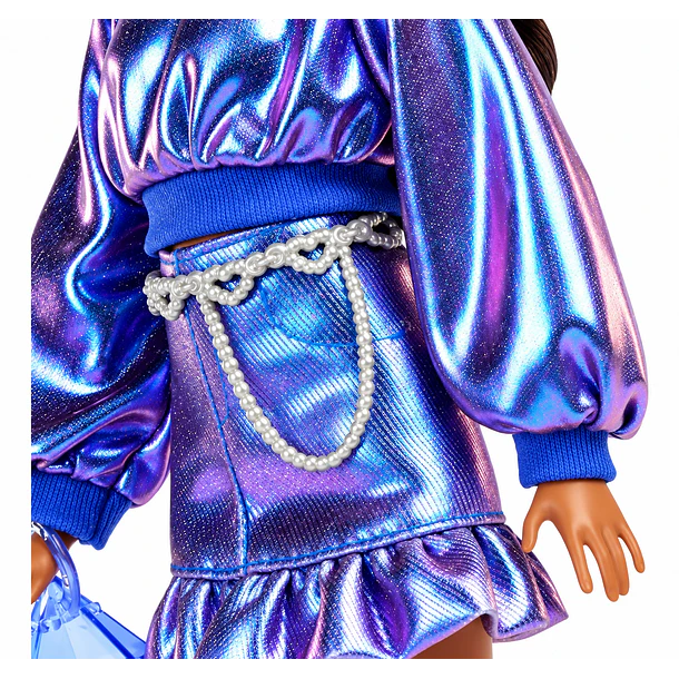 BARBIE DELUXE STYLE #7 CON CONJUNTO BRILLANTE JFP42 8