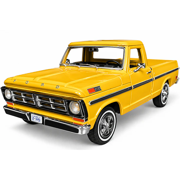 CAMIONETA FORD F-100 1972 AMARILLA 1:24 MOTORMAX  1