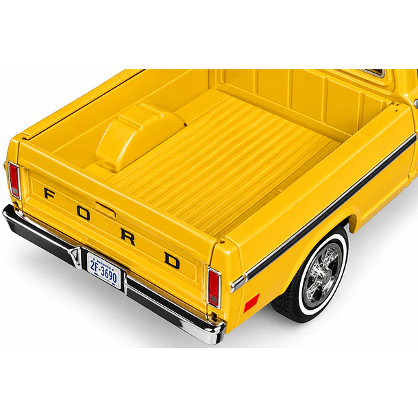 CAMIONETA FORD F-100 1972 AMARILLA 1:24 MOTORMAX  3